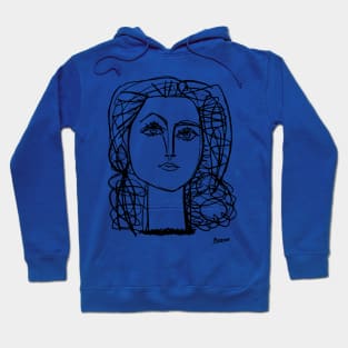 Picasso Woman (Francoise Gilot) Sketch 2 Hoodie